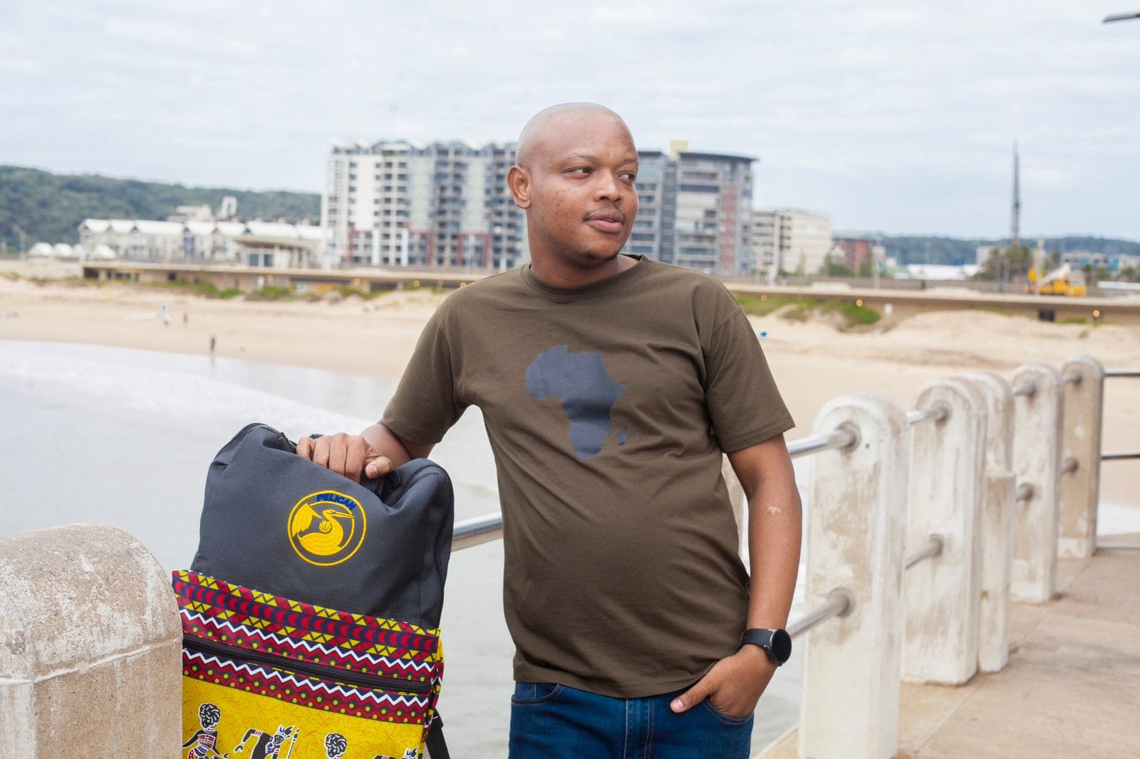 Pelican Bags founder on Durban beachfront
